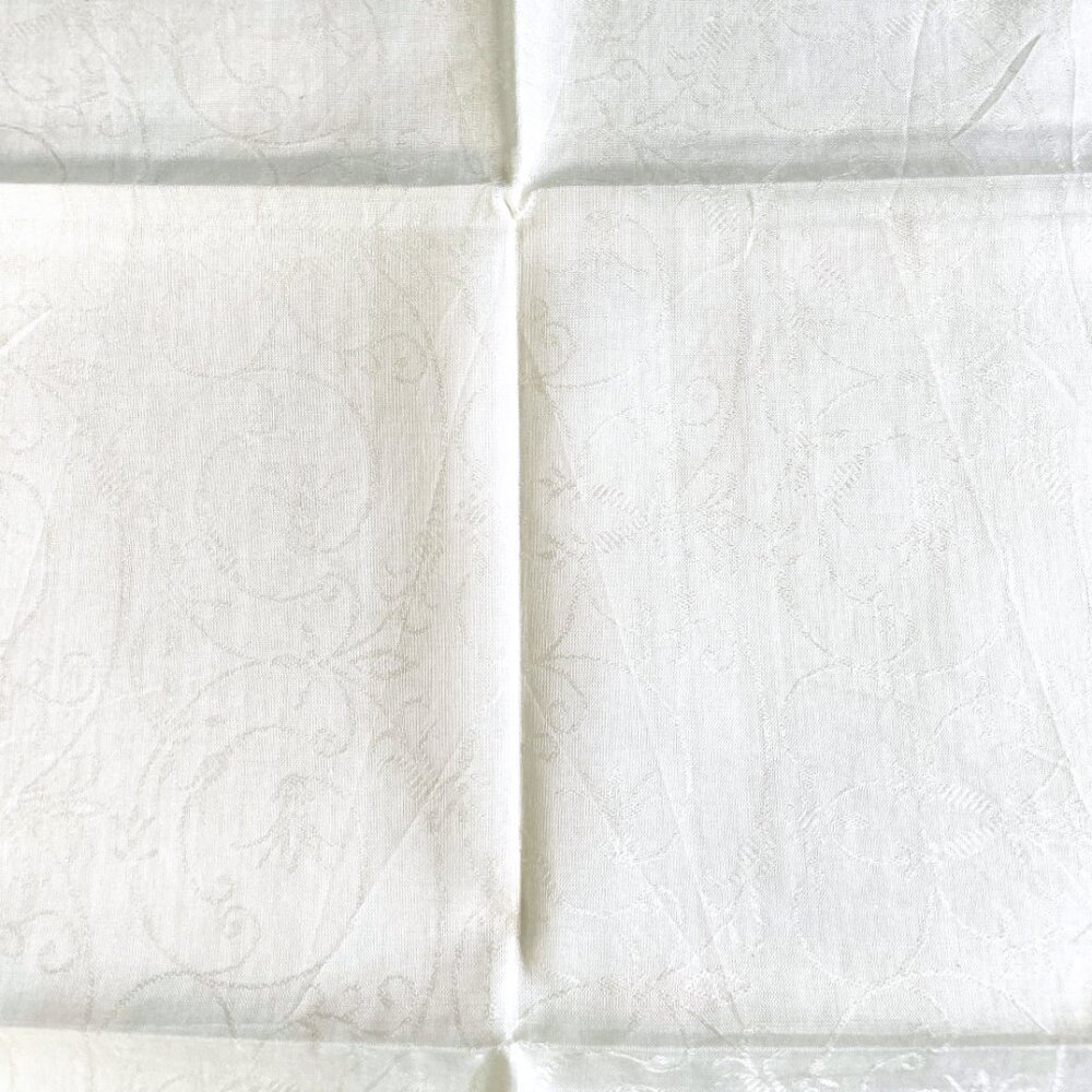 CELINE Paris Vintage Cotton Scarf Heraldic Crest Tassel Equestrian 20” Square - Picture 14 of 14